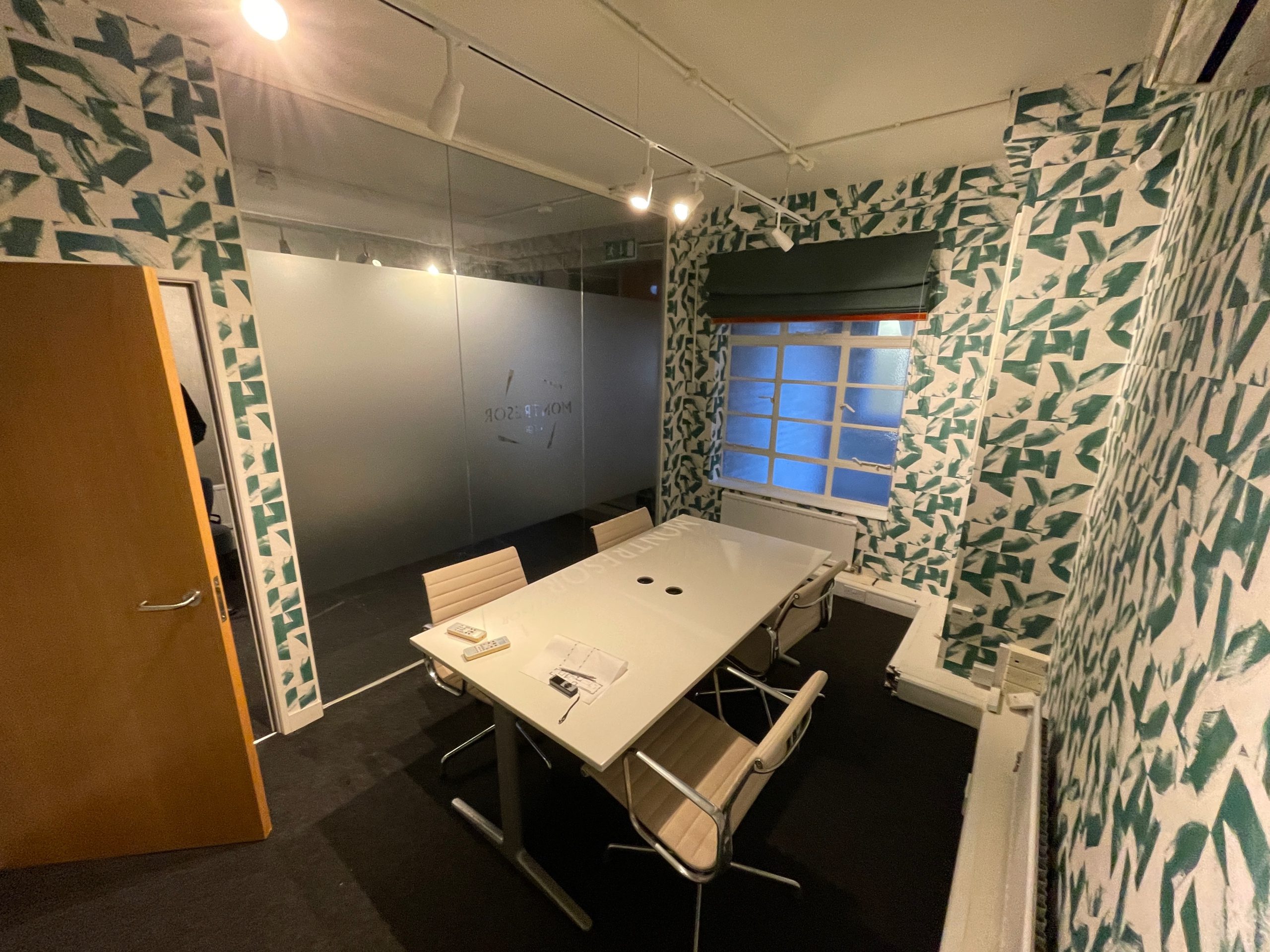 Photo of a modern designed office space